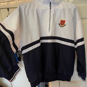Cool vintage womans golf 1/4 zip windbreaker